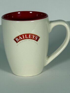 Baileys Original Irish Cream Coffee Mug Red Interior Ceramic Cup Barware